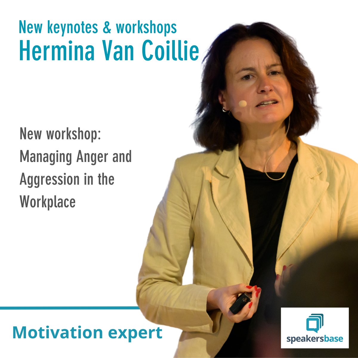 Exciting update from Hermina! 🌟 She's introducing two new sessions: "Motivating Compensation Leads to Outstanding Performance," and "Managing Anger and Aggression in the Workplace".
More information on speakersbase.com/speakers/hermi…