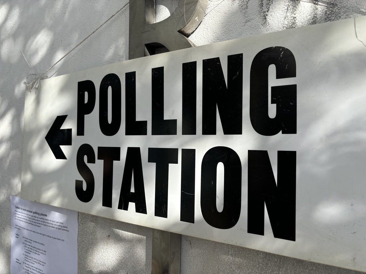 Happy polling day! Don’t forget to bring your photo ID with you.