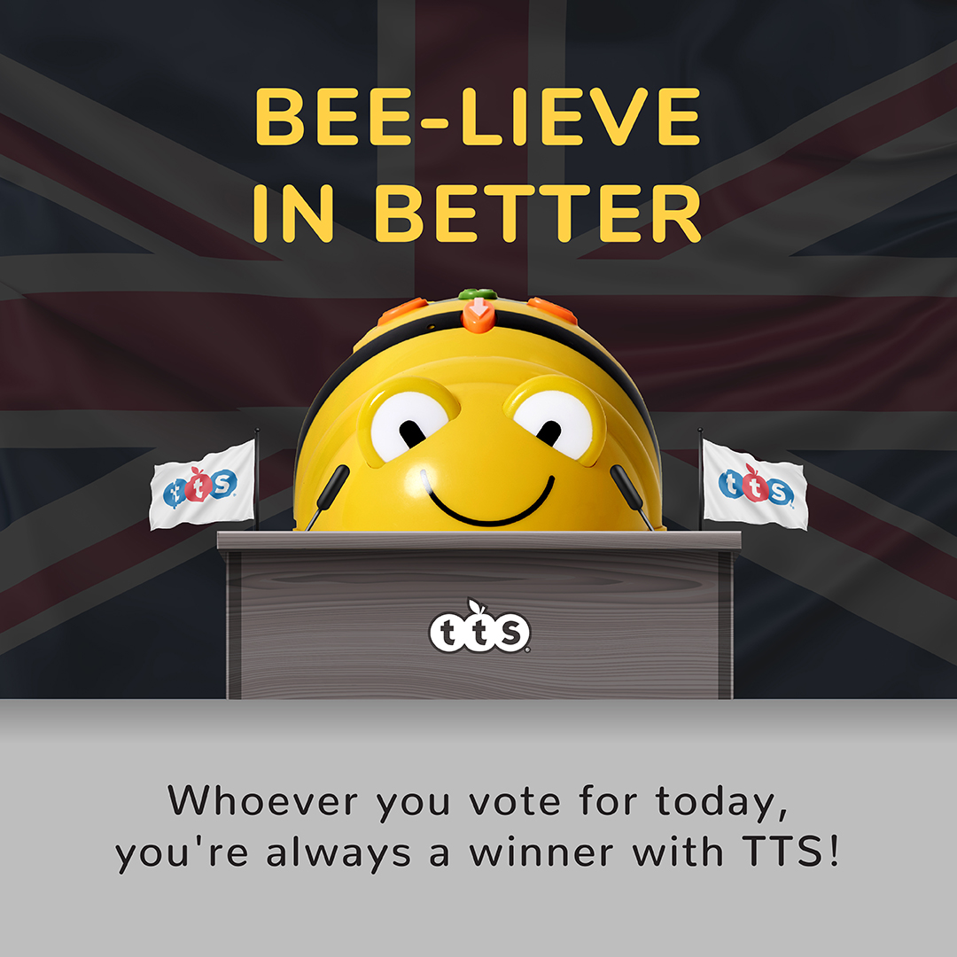 TTSResources's tweet photo. Whoever you vote for today, you're always a winner with TTS! π
#Education #EarlyYears #Teaching #LearningResources #Learning #EducationResources #BeeBot #TTSResources https://t.co/UlRnLX9AMM