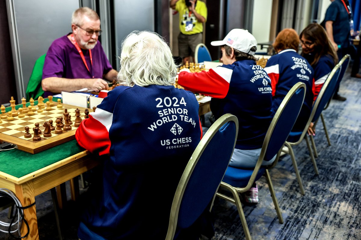 FIDE_chess's tweet photo. Eight teams in both the 50+ and 65+ categories are on full points after round 2 of the World Senior Team Chess Championships 2024! #SeniorChess
The championships take place in ๐ต๐ฑ Krakรณw, Poland, July 1-12! ๐
๐ https://t.co/UDH7dCwshJ
๐ท Mark Livshitz https://t.co/TX1z2NrDlv