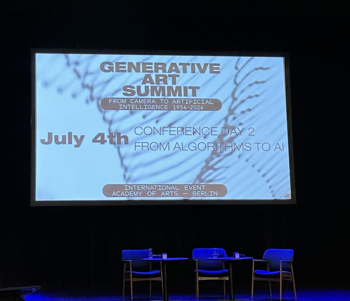 stenreiss's tweet photo. Ready for day II
#GenerativeArtSummit Berlin https://t.co/RXDBPAGDIp