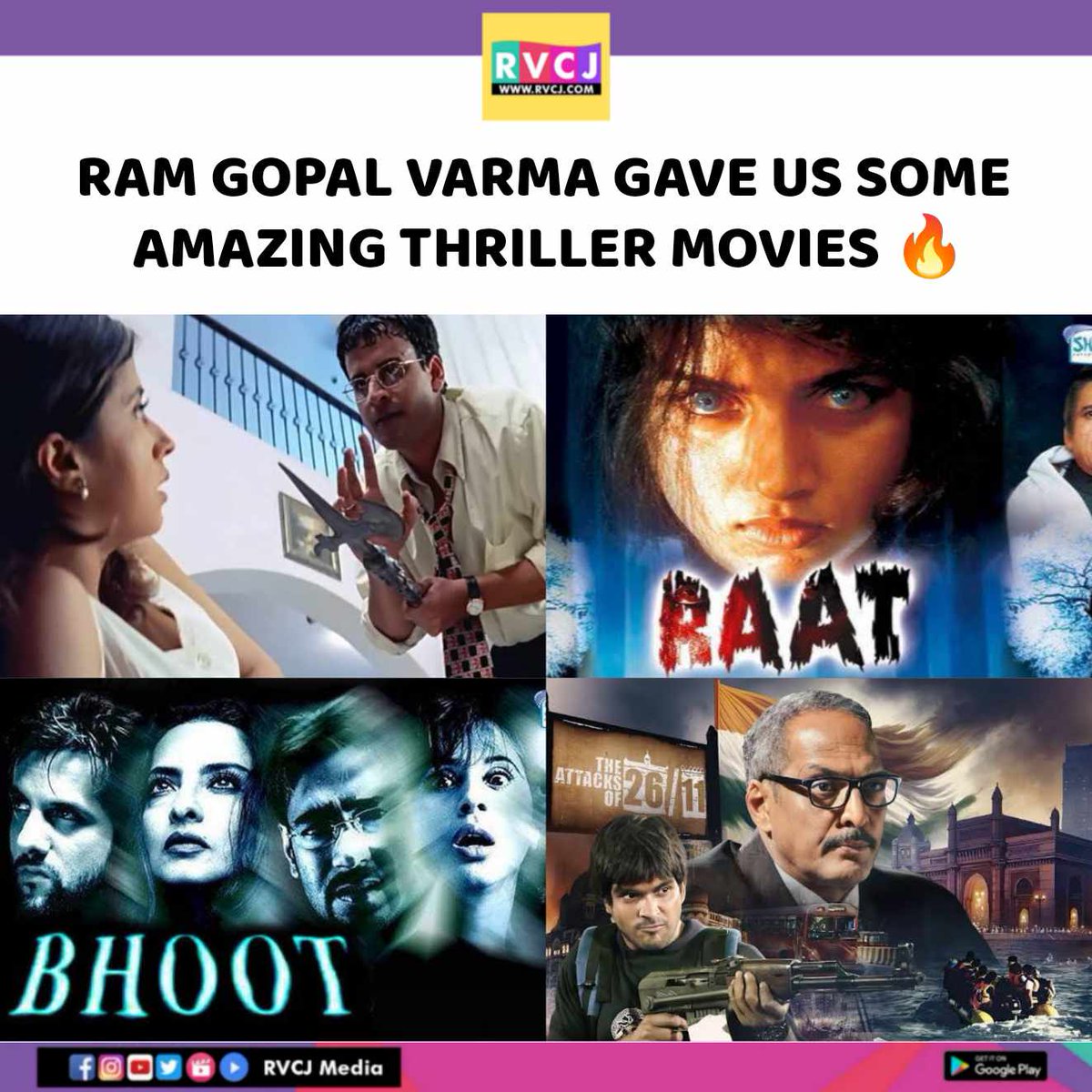 rvcjmovies's tweet image. These movies 🔥

#ramgopalvarma #kaun #raat #bhoot #theattackof2611