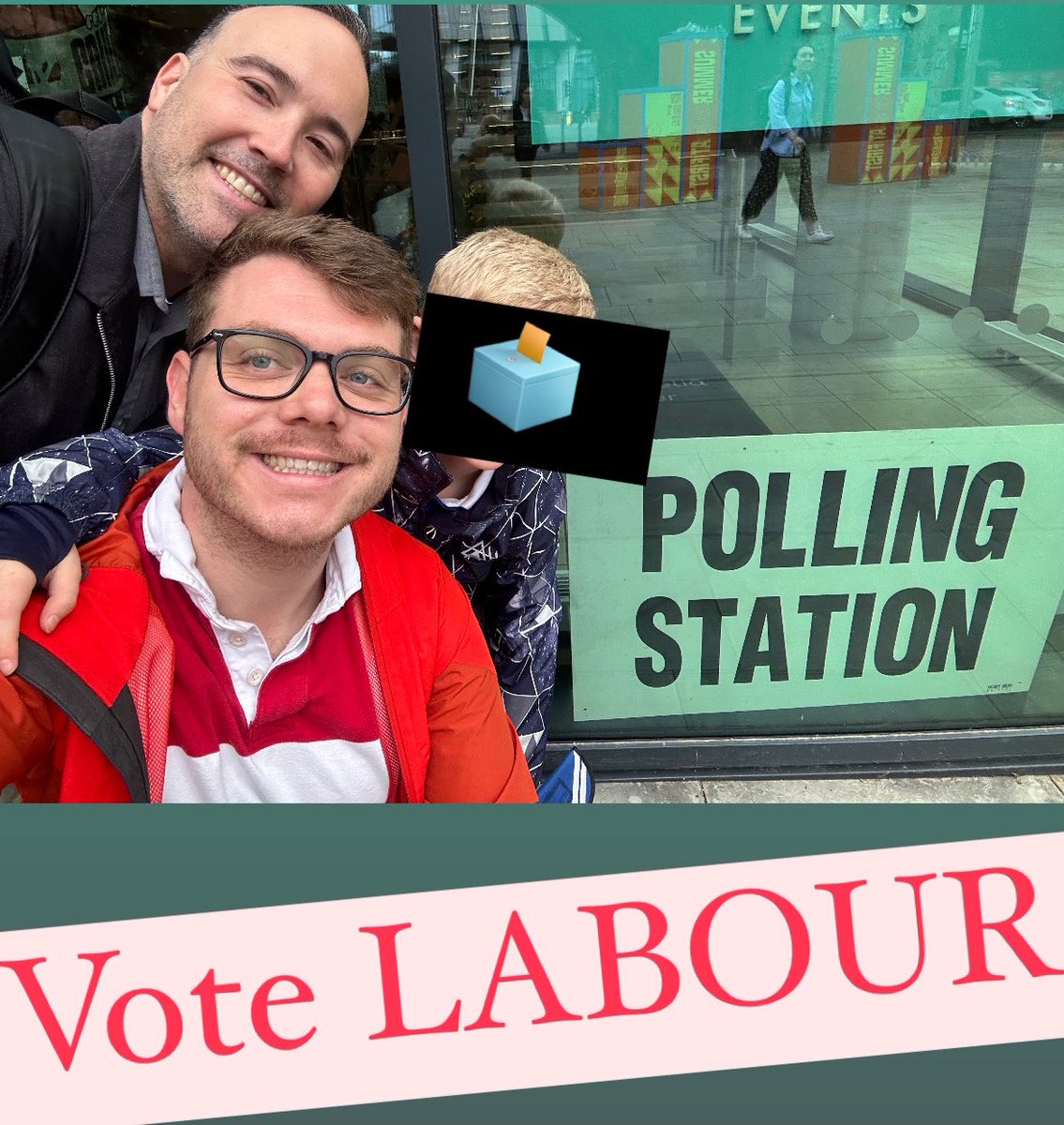 CllrMarcus's tweet photo. Today is our day to bring about change. Change will only happen if you vote for it, and vote Labour.

That’s what we’ve done this morning 🗳️ 🗳️ https://t.co/yKSOpv8Cq4