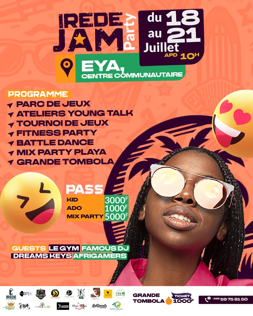graphistedubled's tweet image. @graphistedubled New ! 
🤩Du 18 au 21 juillet le @centreeya accueille IREDE JAM PARTY 
 avec un parc de jeux enfants et ados, 
👌des ateliers young talk, 
🎮des tournois de jeux vidéos, 
🕴️des battle dance , 
🤸le fitness 
🕺une soirée mix party 
🌀et la grande tombola.