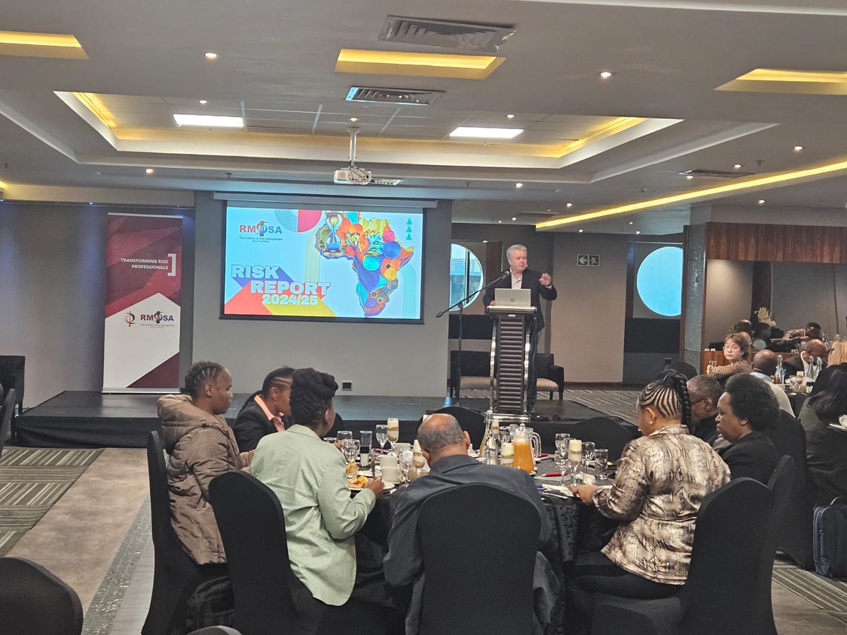 IRMSAInsight's tweet photo. Our Risk Report launch roadshow continues in Durban! Thanks to all the risk professionals who joined us. Read the full report here: https://t.co/wOyODEm6EE #IRMSA #RiskReport #RiskManagement https://t.co/ngPmKIneLu