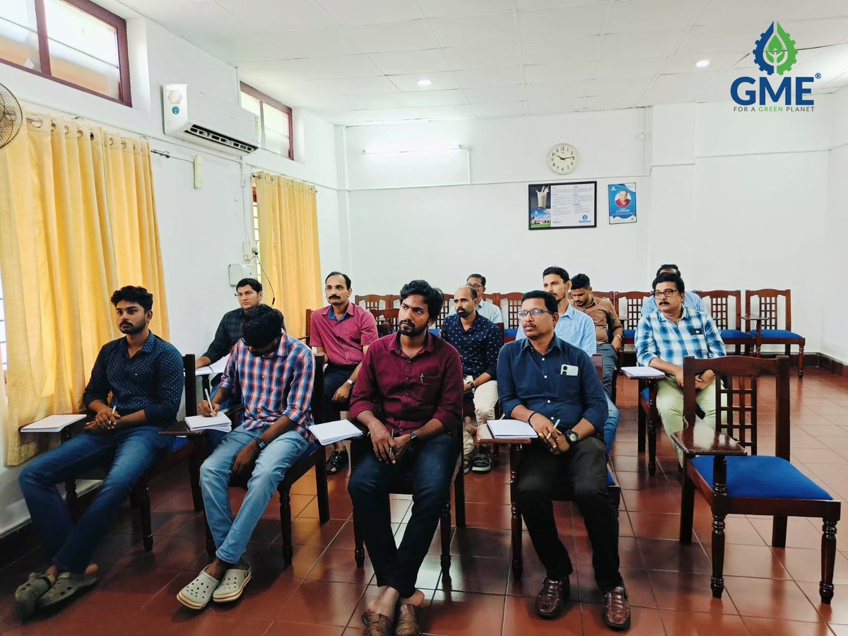 gmeLtd's tweet photo. #GME is happy to share the glimpse of Refresher Training program for Engineers and Professionals of Malabar Milma Held today at #Milma, Naduvatton led by Mr. Johny PG - Associate Commissioning and Mr. Vijayan S. - Asst. Manager Commissioning

#refreshertrainingprogram  #malabar https://t.co/BUrNkKelKJ