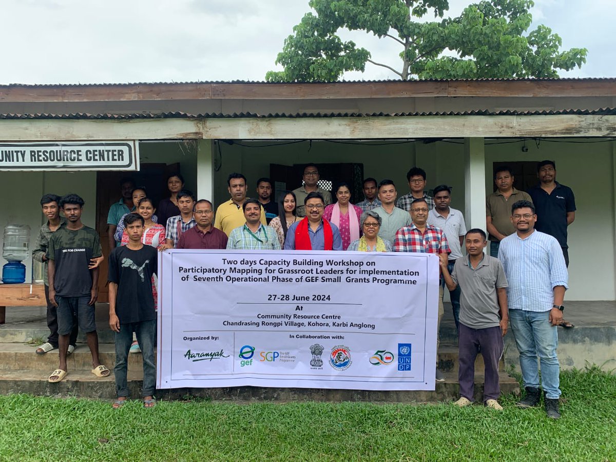 aaranyak's tweet image. A two-day workshop on #ParticipatoryMapping for #GrassrootLeaders for implementation of seventh operational phase of #GEF small grants was organised collaboratively by #TERI (The Energy and Resource Institute) and Aaranyak recently. bit.ly/4eO7i4A