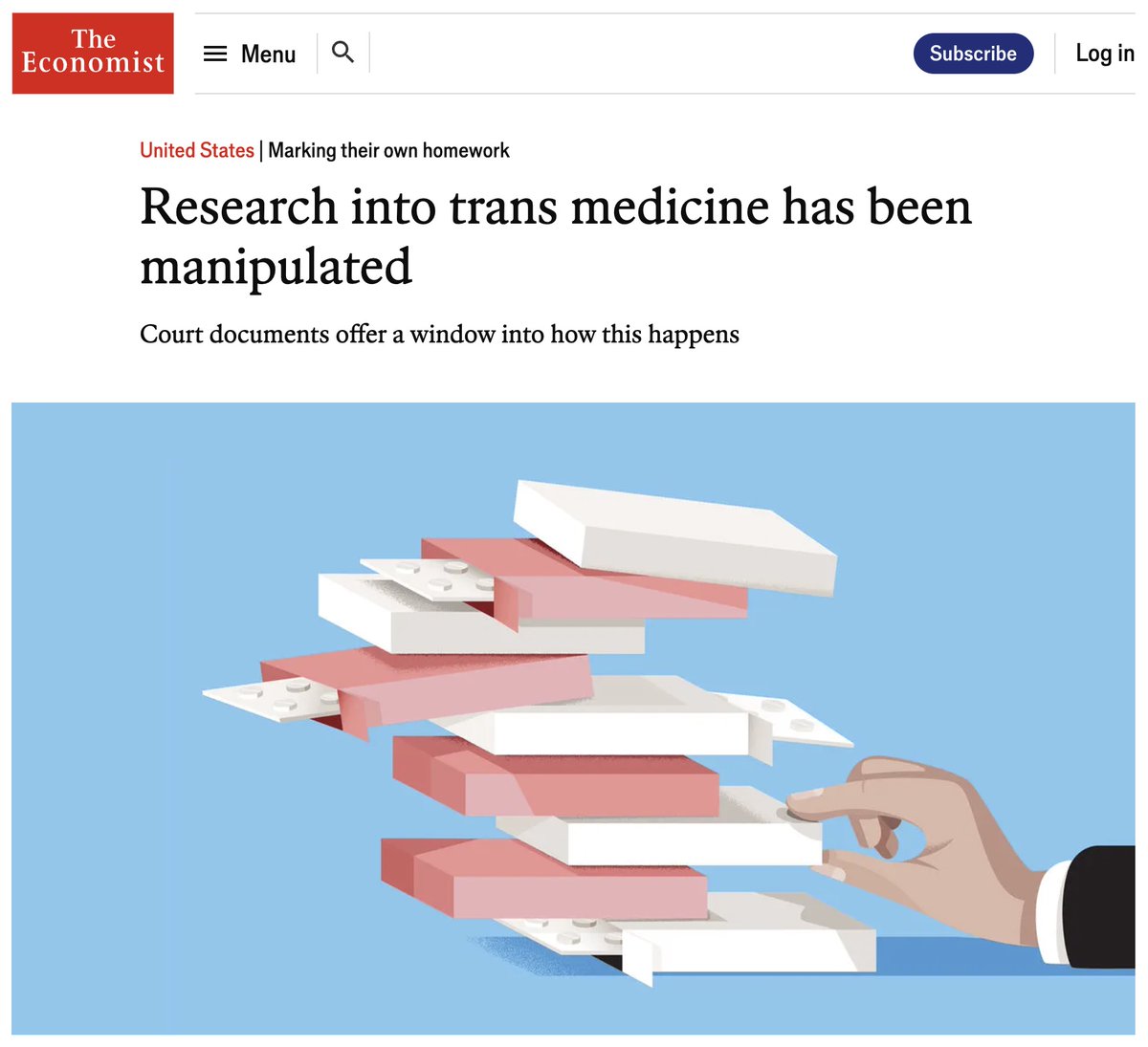Bernard_Lane's tweet photo. "The documents paint such a damning picture of corruption, incompetence and dishonesty within [the international transgender health body] WPATH that it's hard to know how the organisation can continue to function or have any authority going forward." @wpath 

Journalist Jesse Singal on the unfolding scandal revealed by internal WPATH documents subpoenaed in a US court case over the validity of a law restricting puberty blockers and cross-sex hormones for minors.
https://t.co/57k42u9YRF

Some reporting of the scandal-- 

The Economist https://t.co/L7hrWKZJj4

Broadview News https://t.co/QpgNY8t6EU

Gender Clinic News https://t.co/DM8PaCmhnD