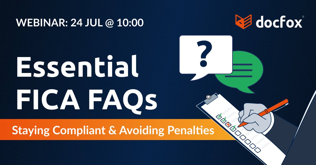 go_legal's tweet image. Discover how to ensure your law firm meets FICA compliance standards with DocFox’s FREE webinar. #DocFox #FICA #compliance #legalpractice #MoneyLaundering #riskmanagement #TerroristFinancing
golegal.co.za/webinar-fica-f…