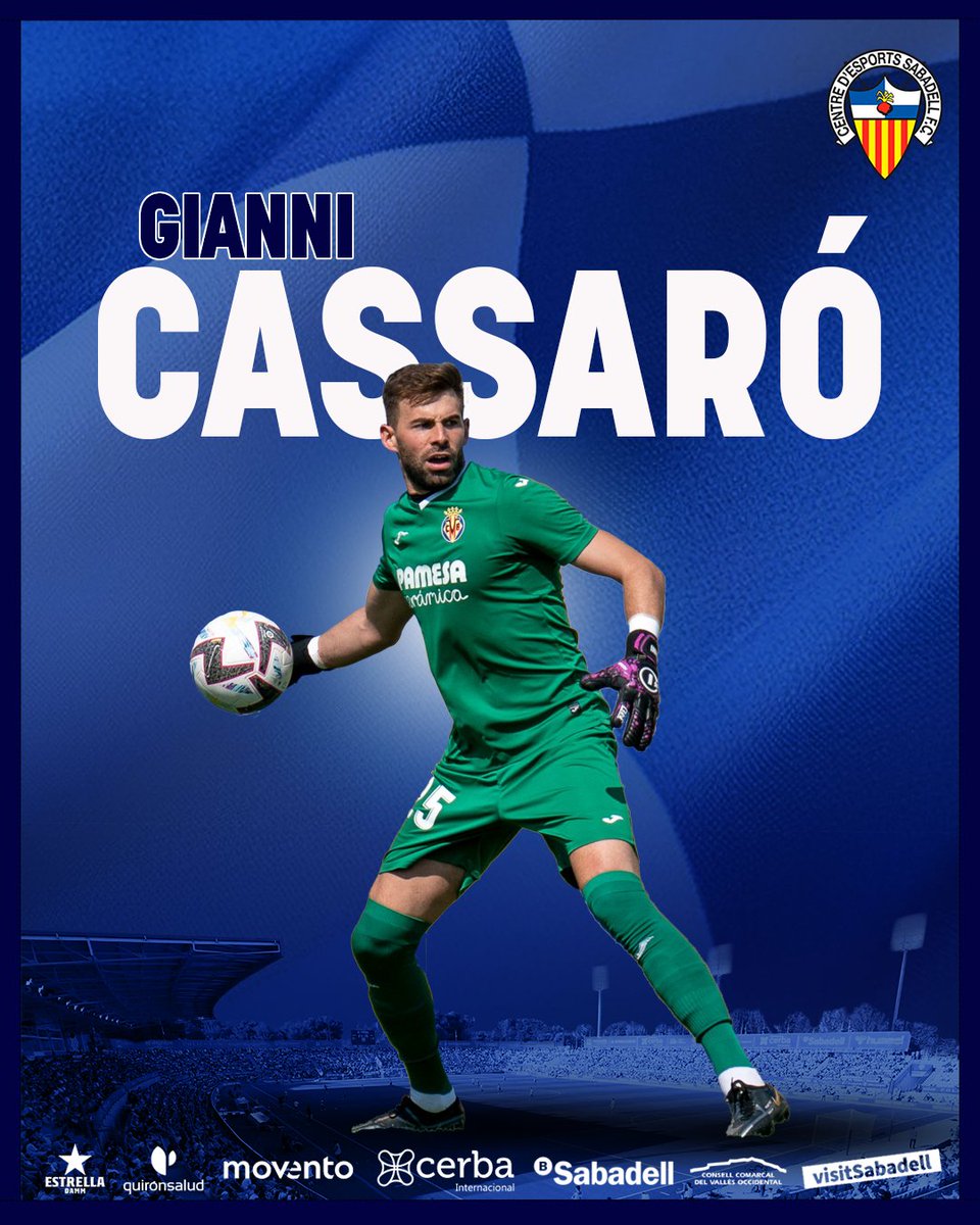 CESabadell's tweet photo. ✍🏻 𝗢𝗙𝗜𝗖𝗜𝗔𝗟 | Gianni Cassaró, nou jugador del @CESabadell

🔗 https://t.co/6TY7OddXuC

🫶🏻 Benvingut, @Gianni_CU!

#CESabadell https://t.co/GZxoszcBHU