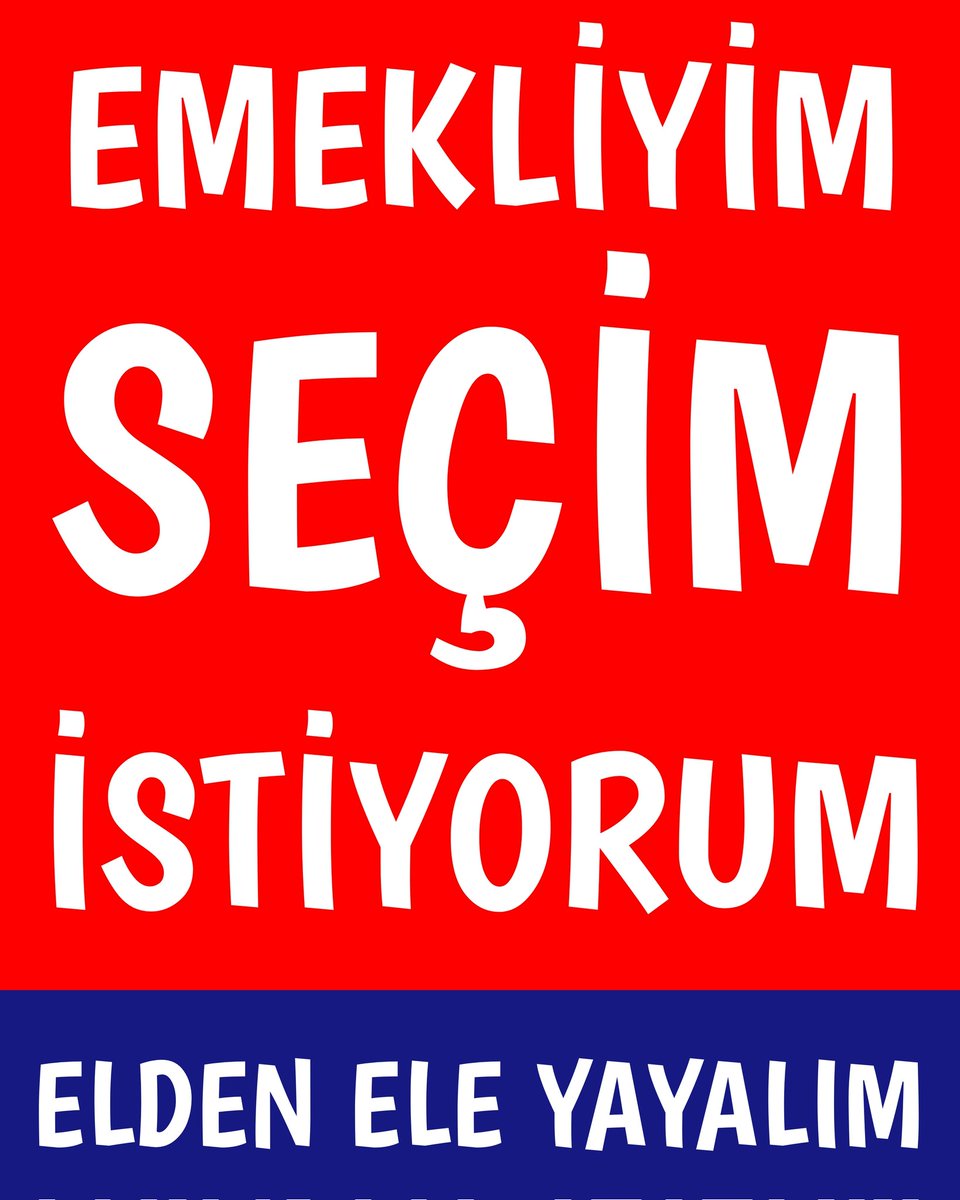 BAŞLADIK
👇
#EmekliyeTüikOyunu

Şaşırdık mı?
HAYIR.

El birligi ile EMEKLİNİN Sefaletine imza atanların;

Önce Adaletini,
Varsa? Vicdanını sorguluyoruz.

Bu devran böyle sürmez.

Noktayı ERKEN SEÇİM koyar‼️

#5000KısmiKandırıldı

<a href="/RTErdogan/">Recep Tayyip Erdoğan</a> <a href="/isikhanvedat/">Prof. Dr. Vedat Işıkhan</a>
<a href="/eczozgurozel/">Özgür Özel</a>  <a href="/tuikbilgi/">tuik.gov.tr</a>