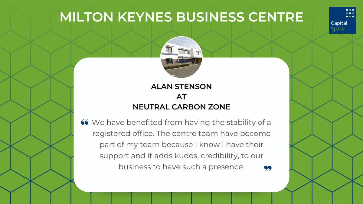 Thrilled to receive a glowing review from virtual customer Alan at our Milton Keynes location! With 7 centres, we have the perfect virtual office solution for you. Contact us today to find out why we're the best choice for your business! 
ow.ly/yGaU50S00iN