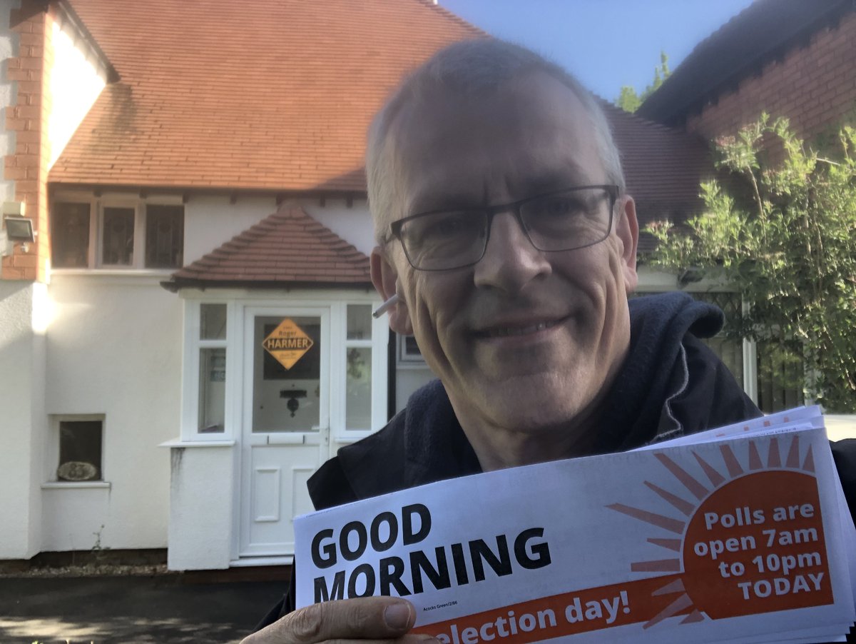 rogerbhx's tweet image. Good Morning leaflets done, off to the polling station next. Don&apos;t forget your Photo ID when you go. Polling stations are open until 10pm this evening. #VoteLibDem