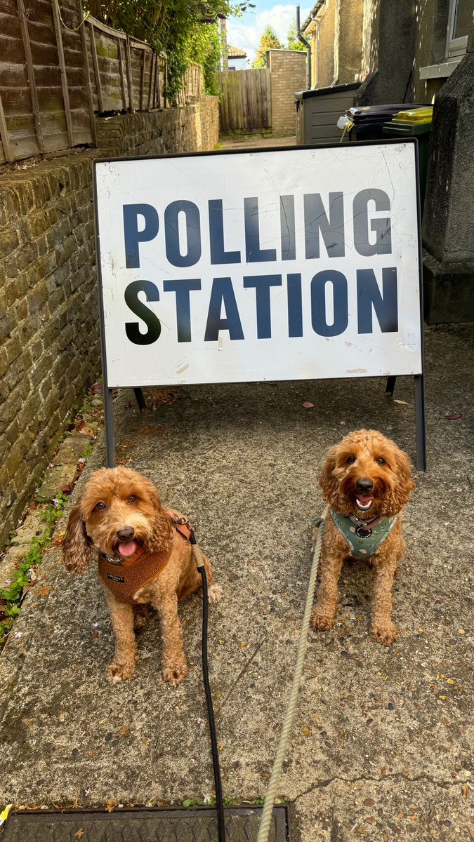 #dogsatpollingstations <a href="/VotingDogs/">#DogsAtPollingStations</a>  #GeneralElections2024