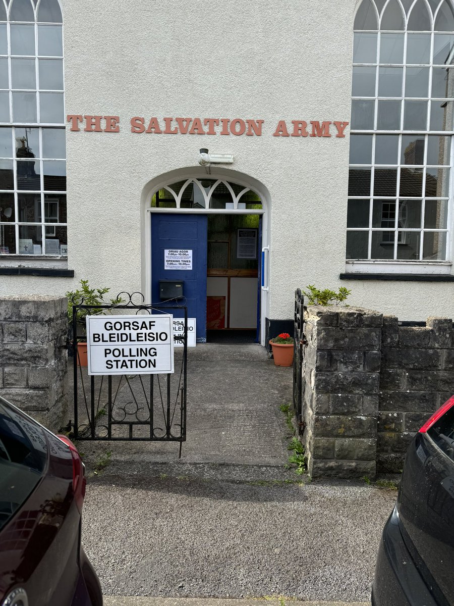 Democratic duty done! Sat in the car for a couple of minutes after and a stream of voters going in. Very different to the local council elections. Here’s to a good turn out on a sunny day!