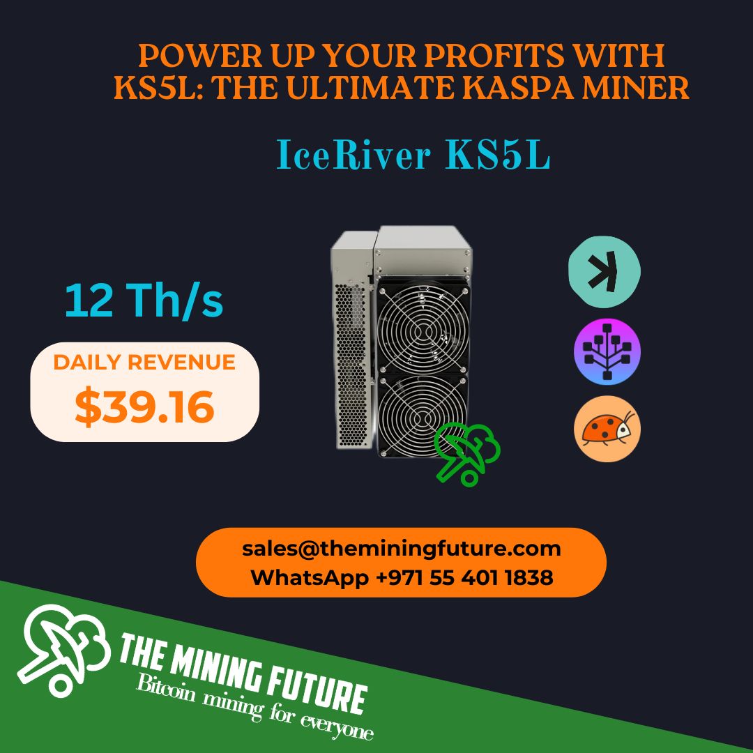 TheMiningFuture's tweet photo. Striking digital gold with the #KS5L miner! 💎📷 Ready to elevate the crypto game and mine smarter, not harder. 📷#CryptoMining #TechLife #DigitalCurrency https://t.co/Hf29Dllxii