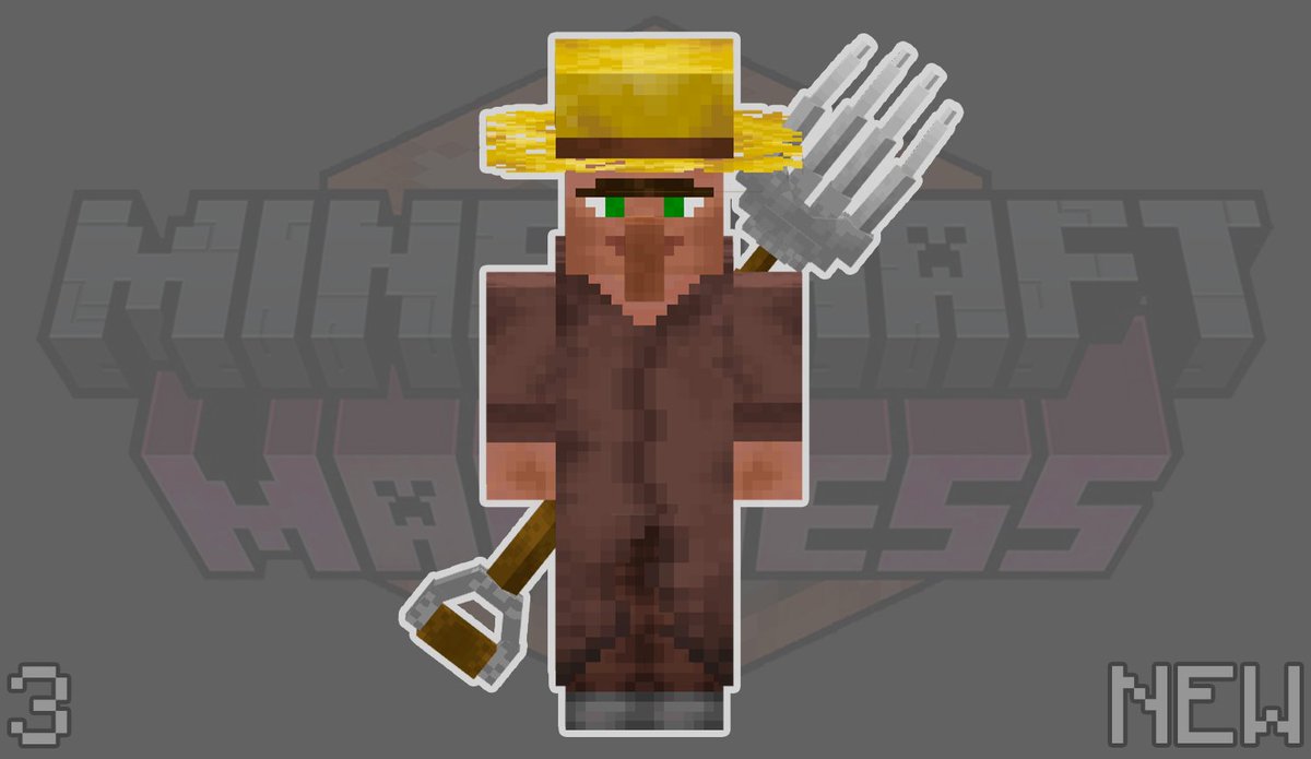BrodyagaHurt's tweet photo. HUH? HA-HUH!
*cough*
Sorry, I was busy
on the model of a villager 👨🌾
I finished the model of a villager for
the additional mission! 👀
#Minecraft #MinecraftMods #MinecraftMadness #Blockbench #minecraftmap #Minecraftfanart #Animation #Photoshop #LowPoly #Geckolib #pixelart https://t.co/xuE5b9qYvH