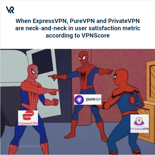 VPNRanks's tweet photo. When all three VPNs are the best at User Satisfaction!
🤩

Explore more: https://t.co/DVFyF4PT40

#PureVPN #ExpressVPN #PrivateVPN #cybersecurity #VPNRanks #VPNScore #infosec #AI #CyberAttack #OnlinePrivacy https://t.co/ZnzouE5BsJ