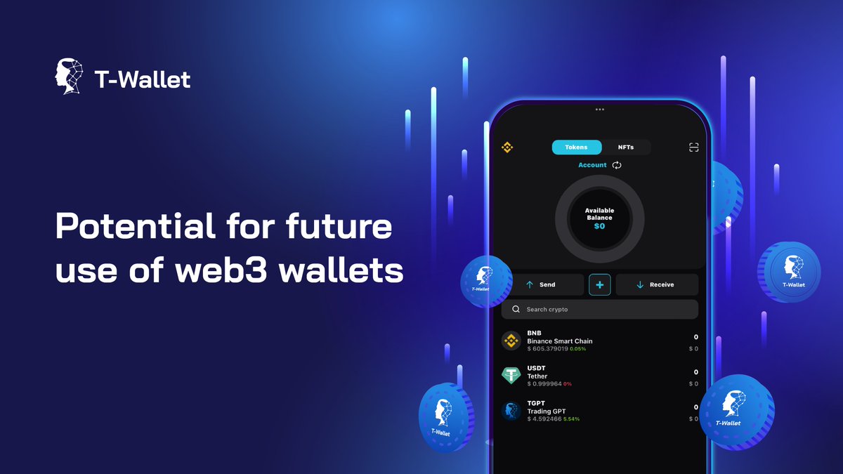 T_WalletGPT's tweet image. ☁️ Web3 Wallets: Your Gateway to a Decentralized Future ☁️

Imagine a world where finance is accessible to all, digital ownership is secure, and online interactions are seamless. Web3 wallets are making this a reality. ✅

👉 Empowering You:

Financial Freedom: Unbanked…