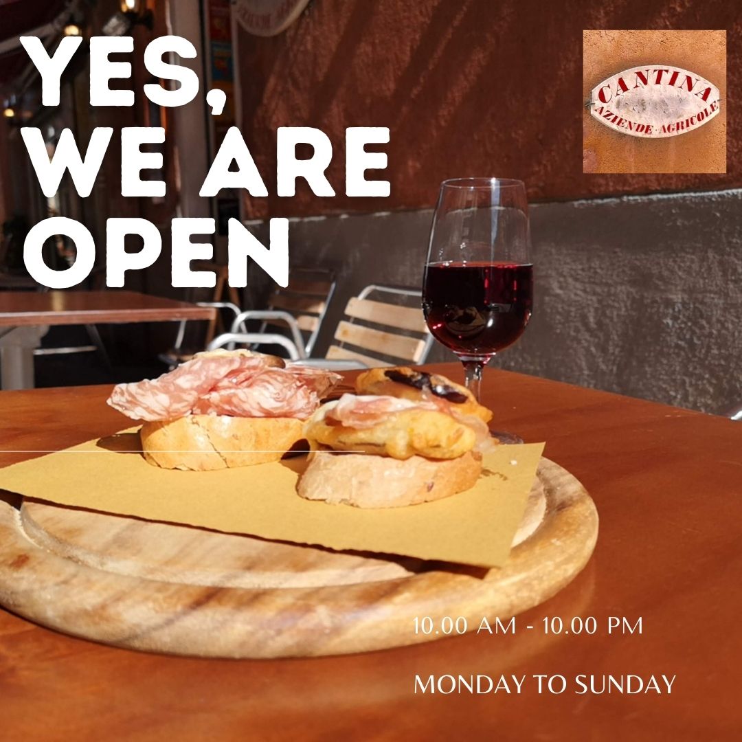 AziendeCantina's tweet photo. 🇮🇹Volevamo che siamo aperti tutti i giorni dalle 10am alle 10pm. Vi aspettiamo!
🇬🇧 We wanted to remind you that we are open every day from 10am to 10pm. We are waiting for you!
#cantinaaziendeagricole #cicchetti #bacaro #bar #osteria #venezia #venice #venise #베니스 #openallday https://t.co/Ngl0yVV3hT