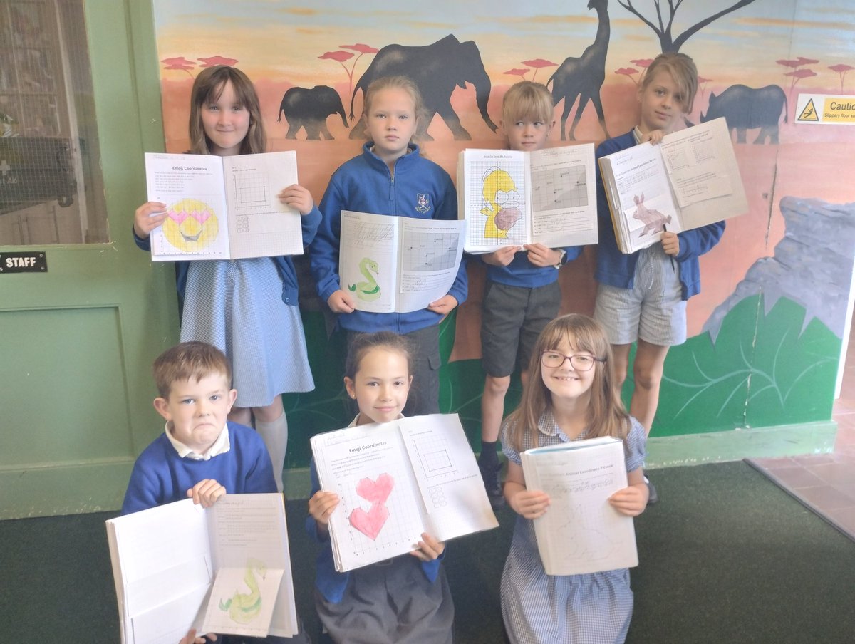 latimerprimary's tweet image. #4ND have enjoyed the topic of position and direction in Maths! They are able to read coordinates, plot coordinates and translate coordinates. They have plotted coordinates to make pictures! #Maths #coordinates #perseverance