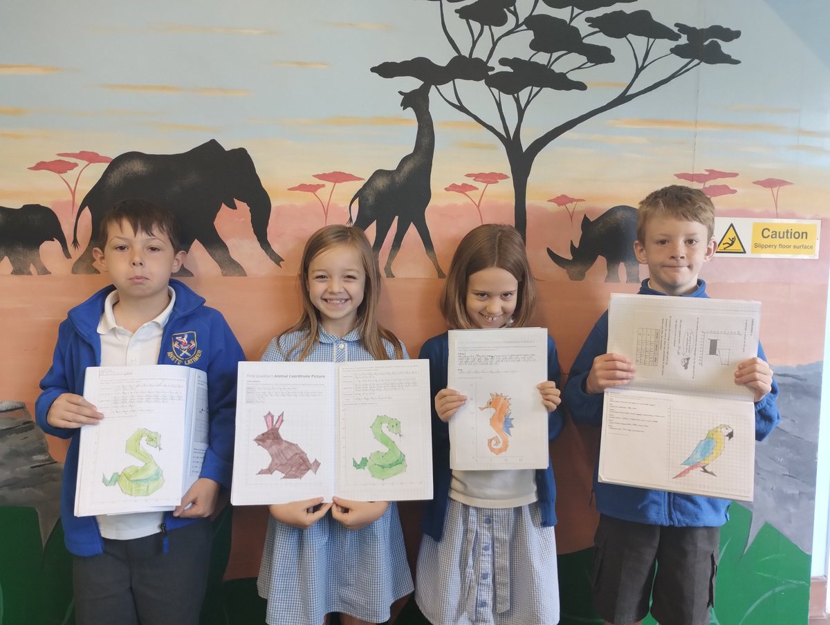 latimerprimary's tweet image. #4ND have enjoyed the topic of position and direction in Maths! They are able to read coordinates, plot coordinates and translate coordinates. They have plotted coordinates to make pictures! #Maths #coordinates #perseverance