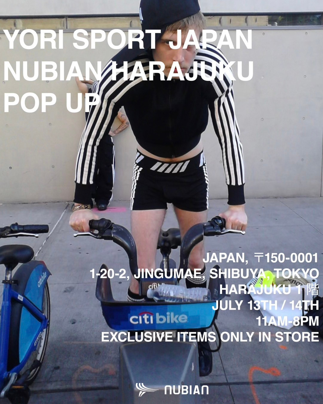yori sports dasyori nubian ポップアップ限定品 YORI SPORT デジタルポップアップ