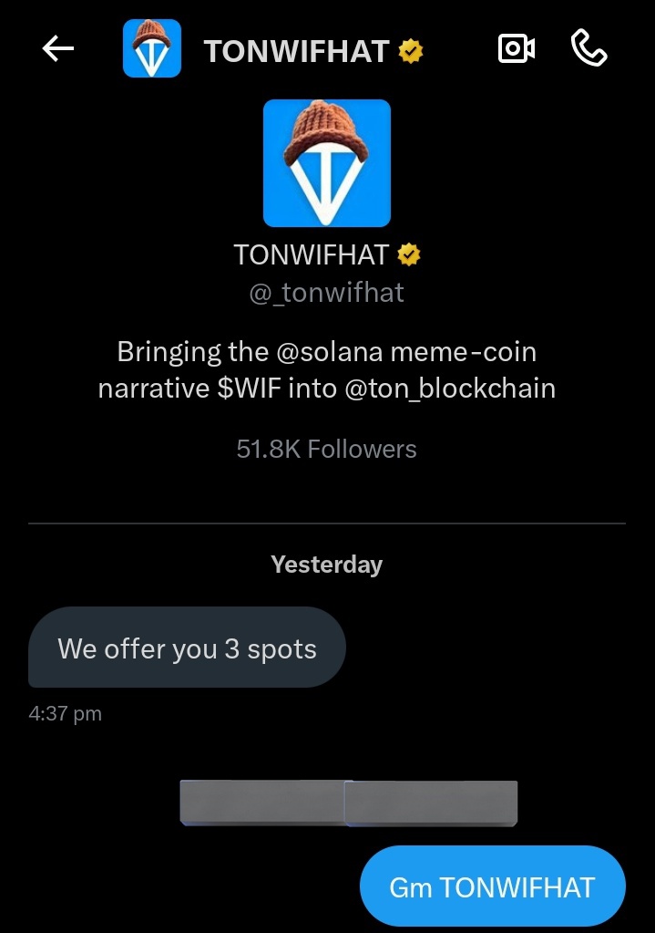Let's start the day with the most talked about <a href="/ton_blockchain/">TON 💎</a>
Meme!

Giving away 3 WL spots for <a href="/_tonwifhat/">TONWIFHAT</a> 

Criteria 
Follow <a href="/FavouredFaith6/">Faith (web3lady) | B3T ✍️</a> and  <a href="/_tonwifhat/">TONWIFHAT</a>

> Like
> Retweet 
> Tag 3 friends 

Picking winners in 48hrs