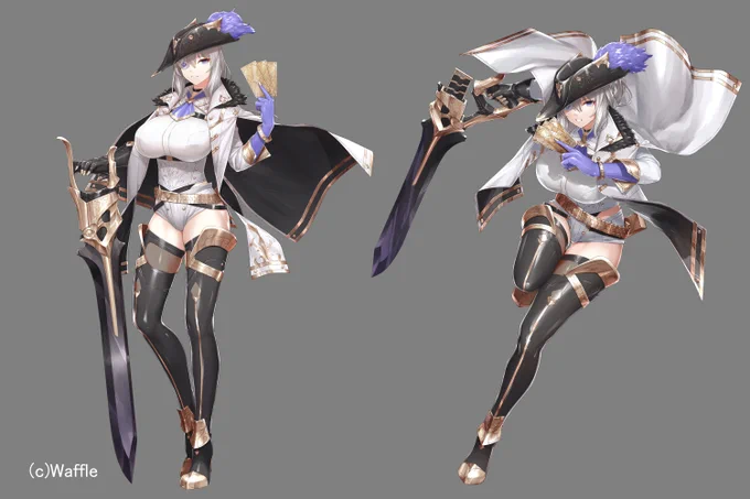 様で配信中のオンラインゲーム『巨乳ファンタジーバースト 』で「イルーギオ」を描かせていただきました。よろしくお願いします。 