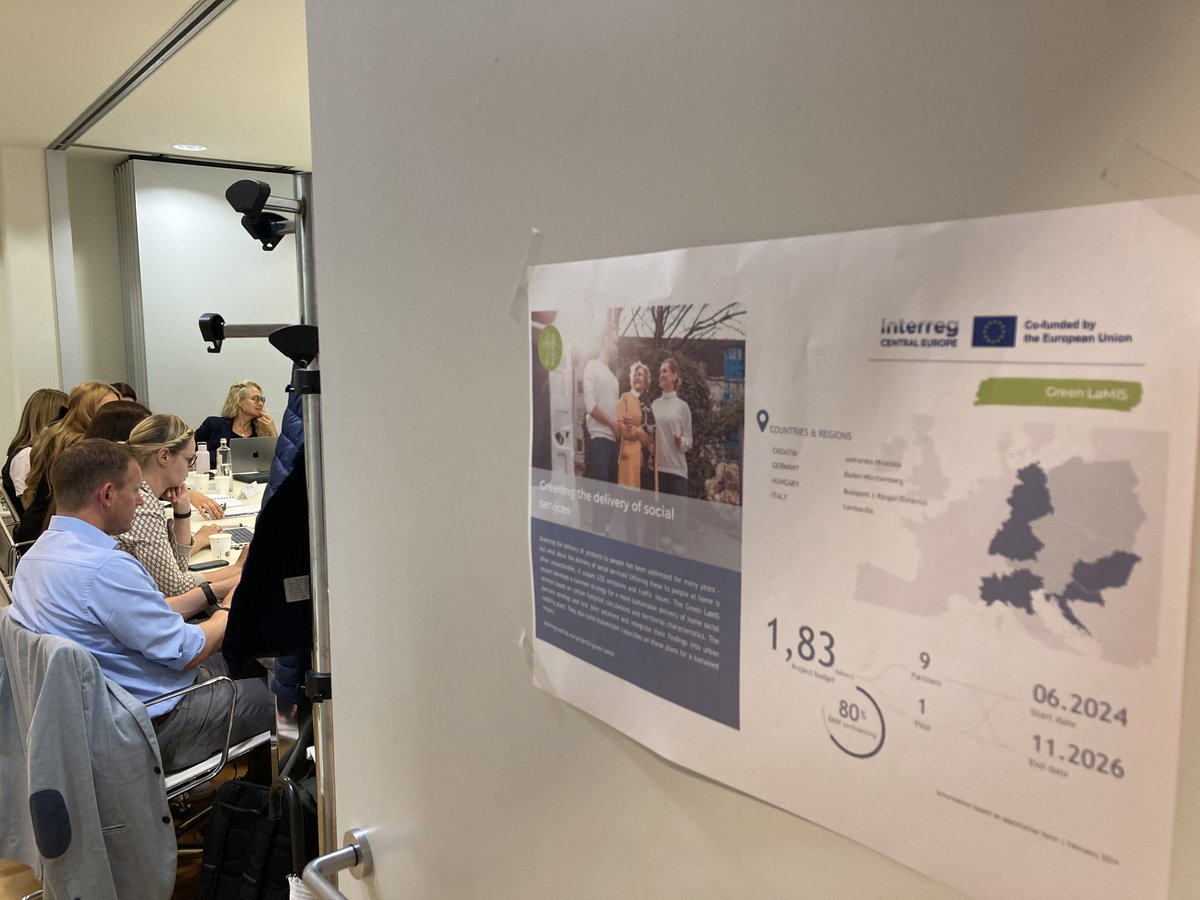 Interreg CE Italy (@interregce_it) on Twitter photo Da ieri al <a href="/polimi/">Politecnico di Milano</a> si sta svolgendo il kick-off meeting del progetto #GreenLaMiS, finanziato da @InterregCE, volto a sviluppare una #strategiacomune per un'erogazione dei servizi sociali a domicilio più #sostenibile.  
👉interreg-central.eu/projects/green…
#cooperationiscentral Da ieri al <a href="/polimi/">Politecnico di Milano</a> si sta svolgendo il kick-off meeting del progetto #GreenLaMiS, finanziato da @InterregCE, volto a sviluppare una #strategiacomune per un'erogazione dei servizi sociali a domicilio più #sostenibile.  
👉interreg-central.eu/projects/green…
#cooperationiscentral