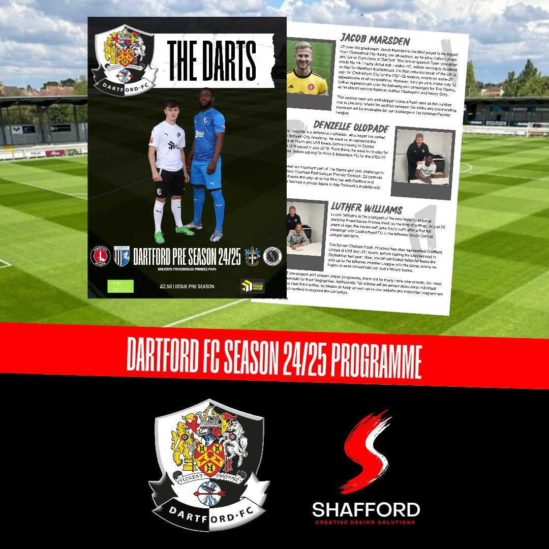 The first programme of the 24/25 season is at the printers. 

Olly Box and <a href="/odaudu_sam/">sam odaudu</a> are the cover stars