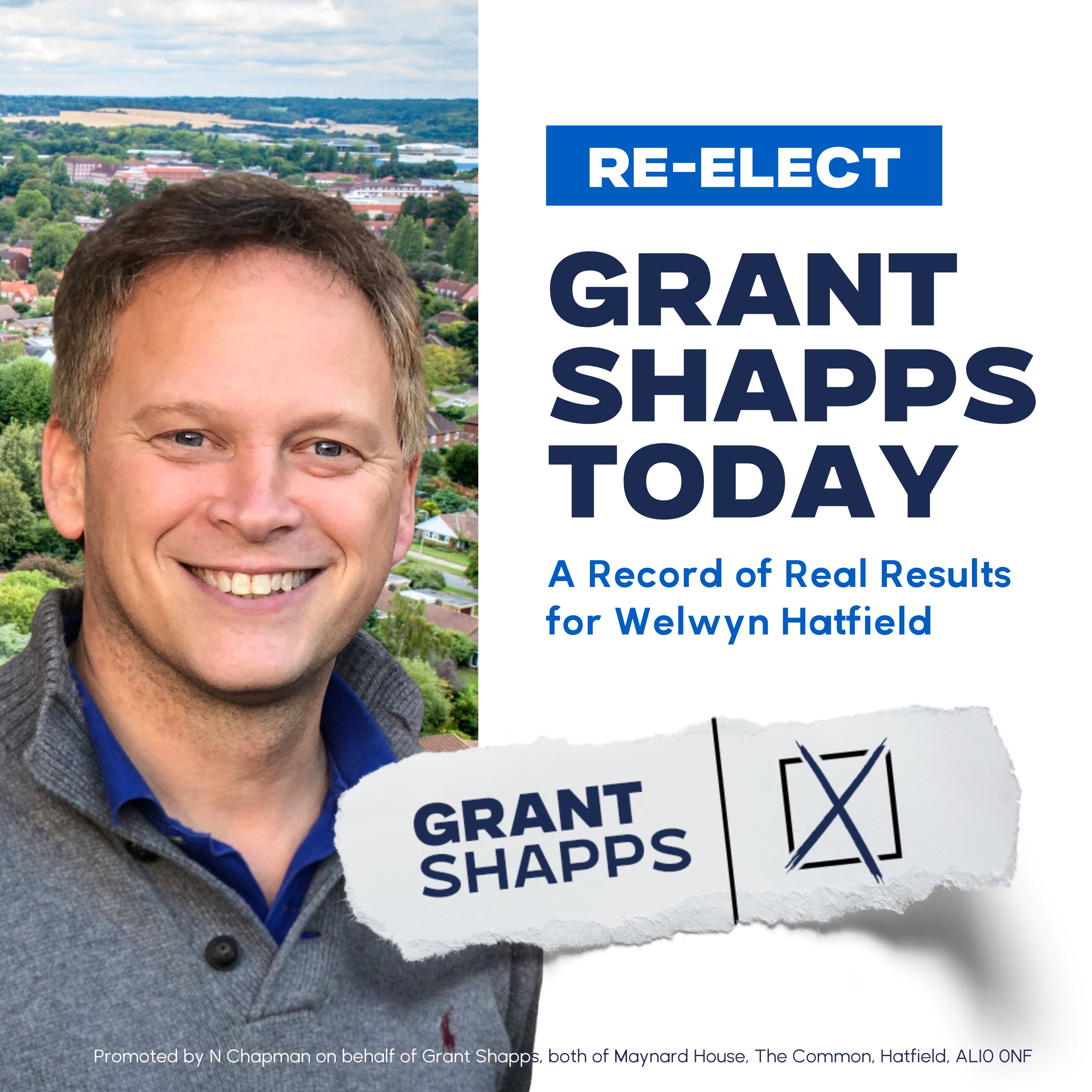 Rt Hon Grant Shapps on X: &ldquo;RE-ELECT ME TODAY I am proud of my 