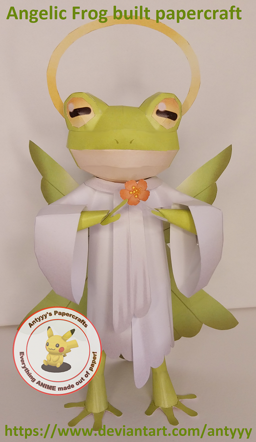 Antyyy13's tweet photo. Angelic Frog built papercraft
https://t.co/5KhW9z5sEU
#angel #anime #frog #greenfrog #papercraft #wingedfrog #animefrog #frogfigure #antyyy #frogpapercraft #antyyyspapercrafts #ペーパークラフト #angelicfrog #angelicfrogpapercraft #angelicfrogcraft #greenfrogpapercraft #toad https://t.co/CLc1Nx9GB4