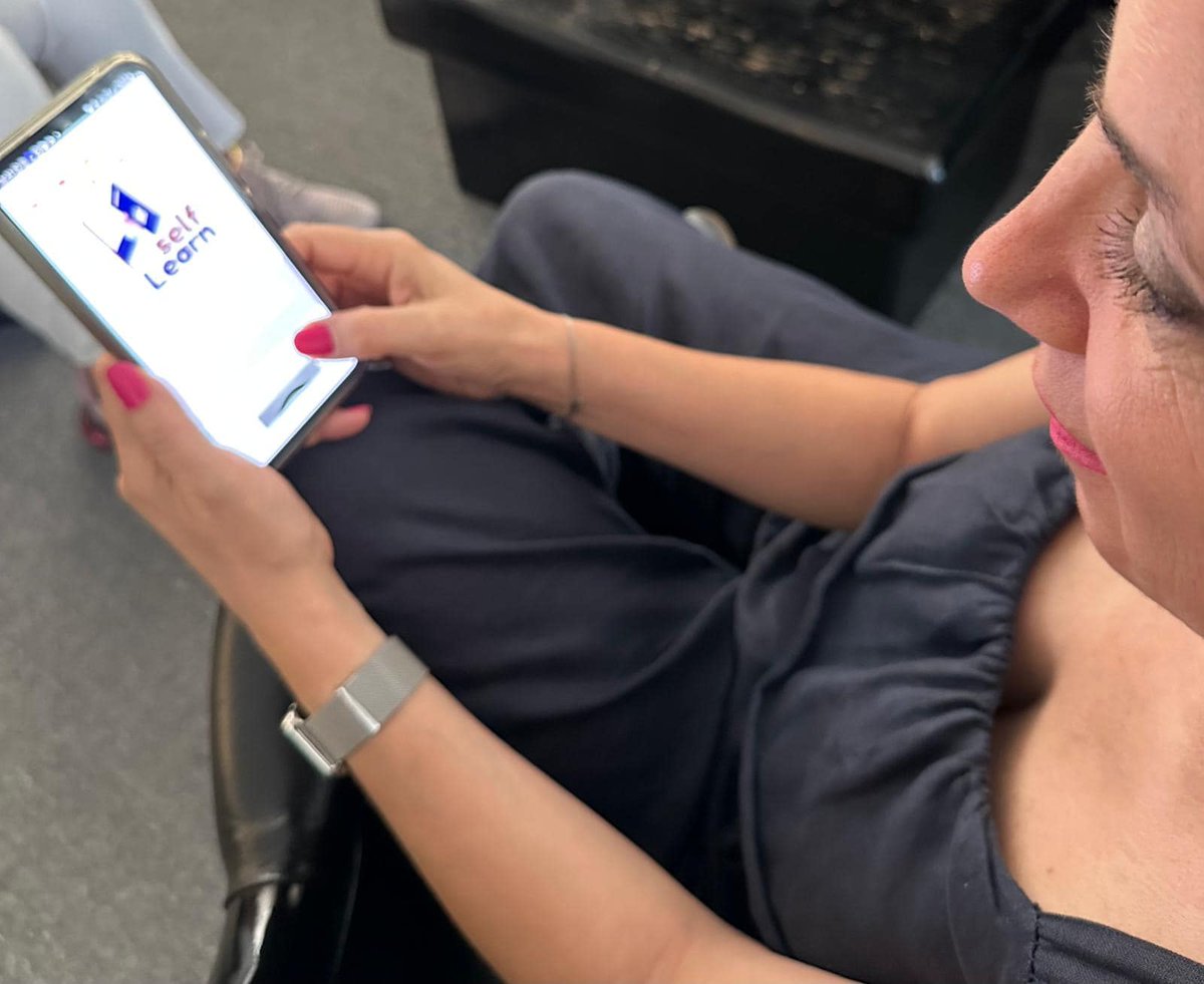 selfLearn_eu's tweet photo. Our Turkish coordinator POINT, organized an event to introduce self-Learn and how to use the App in an efficient way.
Just scan the QR codes, download the App and get upskilled for a better life!
More information 👉 https://t.co/1KJgxeUXpn
#pactforskills #EuropeanYearOfSkills https://t.co/sStO6PQssx