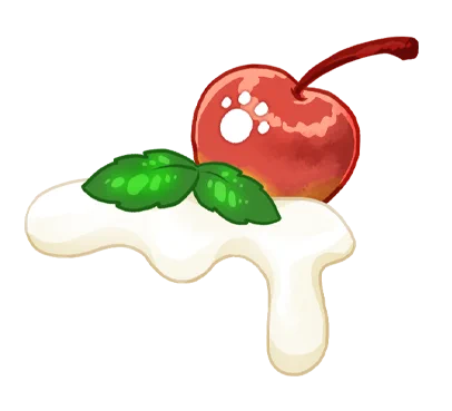 ちょまを食べたい欲求が強すぎてちょまパフェ素材ができてしまった  #つけるんるん