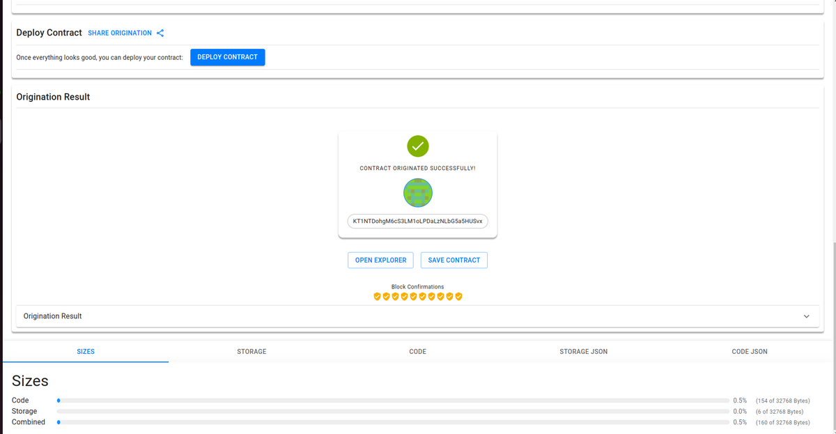 Day 2 of tezos India BootCamp  Hack7days Tezos:
Deployed my first ever smart contract in smartpy.io
<a href="/IndiaTezos/">Tezos India</a>  <a href="/simarpreet_019/">Simarpreet Singh 🥑 buidling Web3Panjab ✨</a>