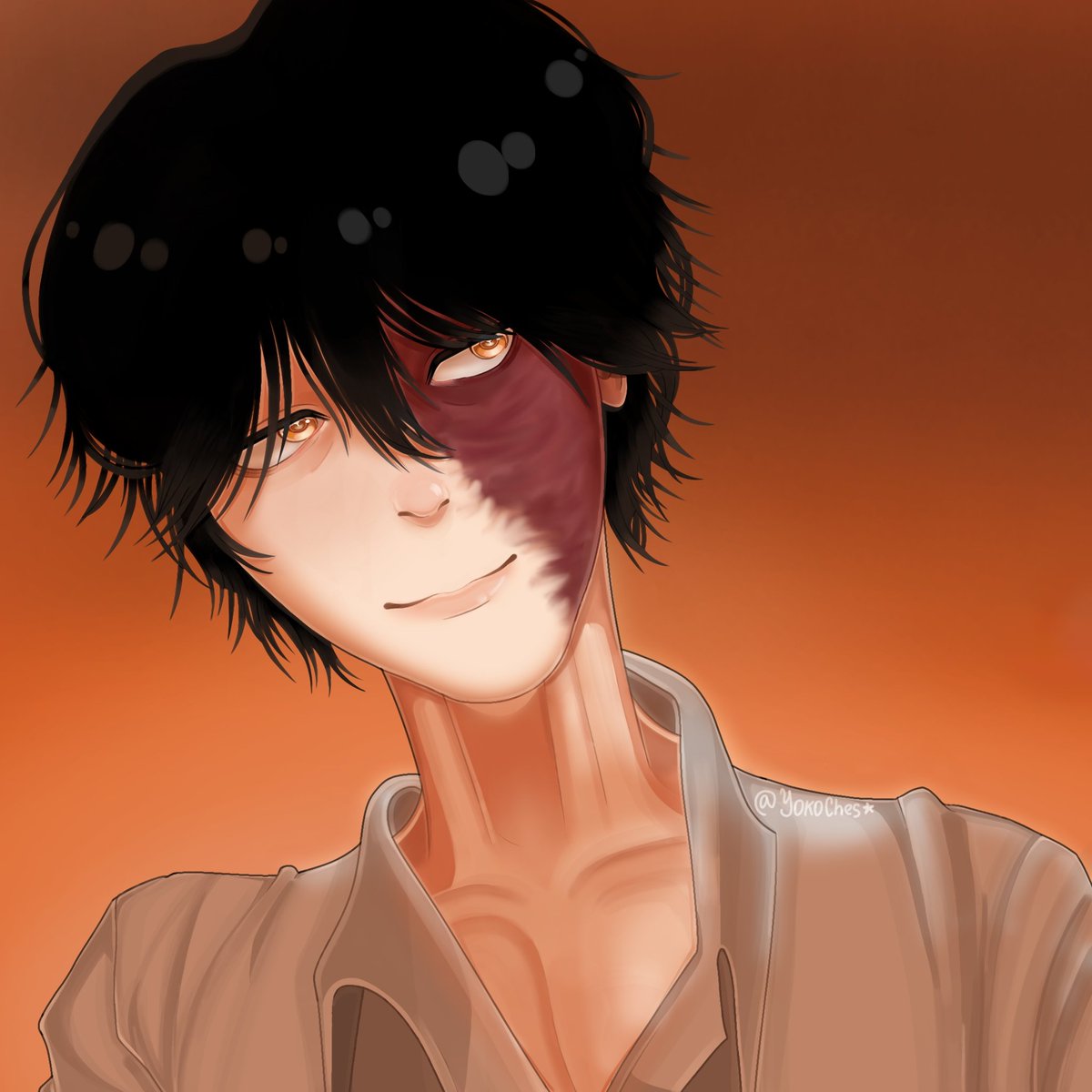 YokoChes's tweet photo. I didn’t expect that I would draw full-fledged art 😨.. 

[@yeos_m  #Otto #YeosM] https://t.co/TbVeFWC6cW