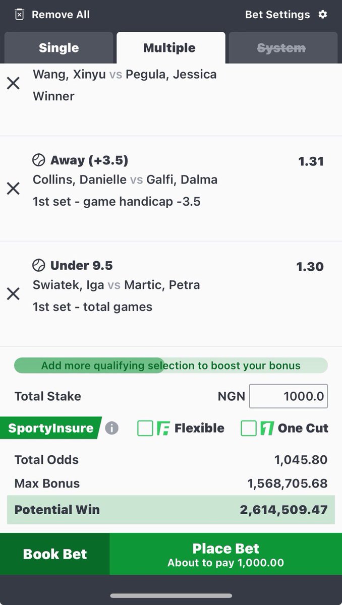 1K wins 2.6M on Sportybet 

[ 1K Odds] ⚽️ ⚽️ 

#Wimbledon2024 

Games are well analyzed Stake With 1K Naira and Relax..

JOIN HERE👇👇 👇👇👇

t.me/+u4lM0t0aSdgxZ…

t.me/+u4lM0t0aSdgxZ…

COPY THE BOOKING CODE AND EDITS

<a href="/LBGamestips/">LB</a>