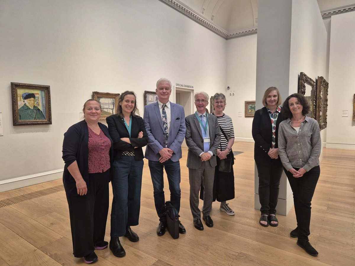 Daphne Jackson Trust (@daphnejacksontr) on Twitter photo Some of the team visited DJ Fellow, Dr Donatella Banti, at her host institution at the <a href="/TheCourtauld/">The Courtauld</a>. <a href="/DrKatiePerry/">Katie Perry</a>, comments;
"Seeing the conservation labs was excellent. Incredible to see the application of scientific techniques in art conservation". Thank you for having us! Some of the team visited DJ Fellow, Dr Donatella Banti, at her host institution at the <a href="/TheCourtauld/">The Courtauld</a>. <a href="/DrKatiePerry/">Katie Perry</a>, comments;
"Seeing the conservation labs was excellent. Incredible to see the application of scientific techniques in art conservation". Thank you for having us!