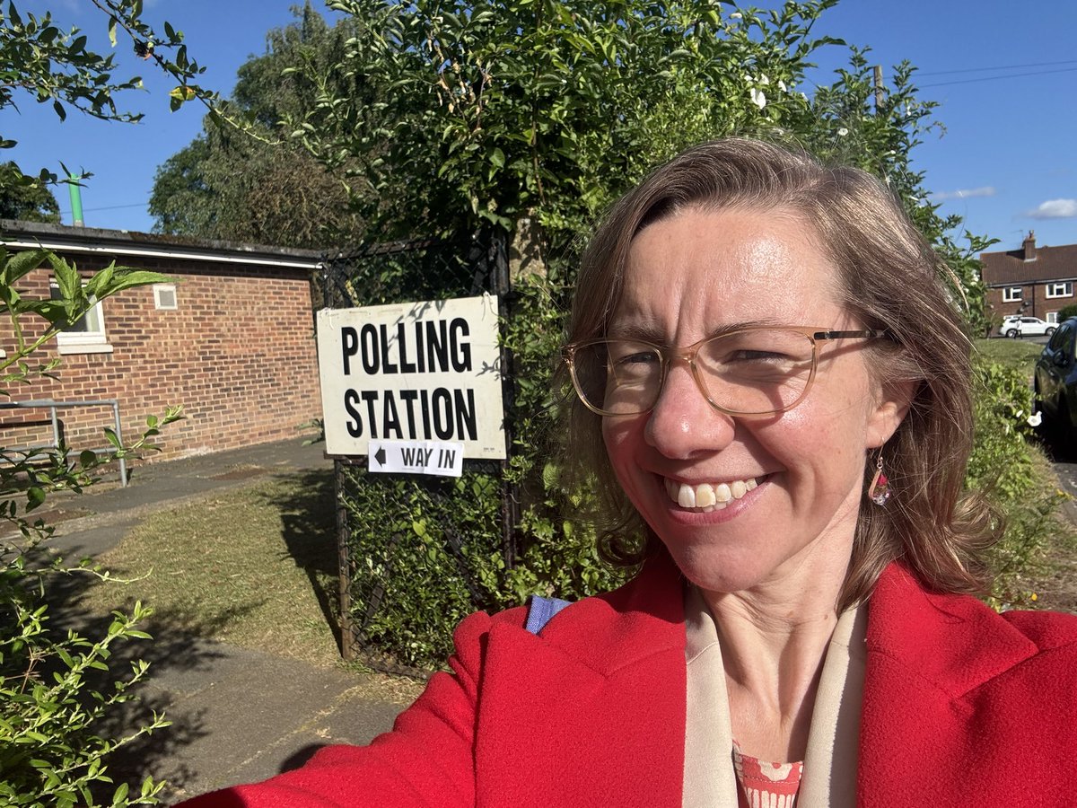 Dr Lauren Sullivan MP (@drlsullivan) on Twitter photo Just voted! 🗳️ 🌹
Polls close at 10pm tonight and please don’t forget your ID!
It’s time for change
Time for <a href="/UKLabour/">The Labour Party</a> Just voted! 🗳️ 🌹
Polls close at 10pm tonight and please don’t forget your ID!
It’s time for change
Time for <a href="/UKLabour/">The Labour Party</a>