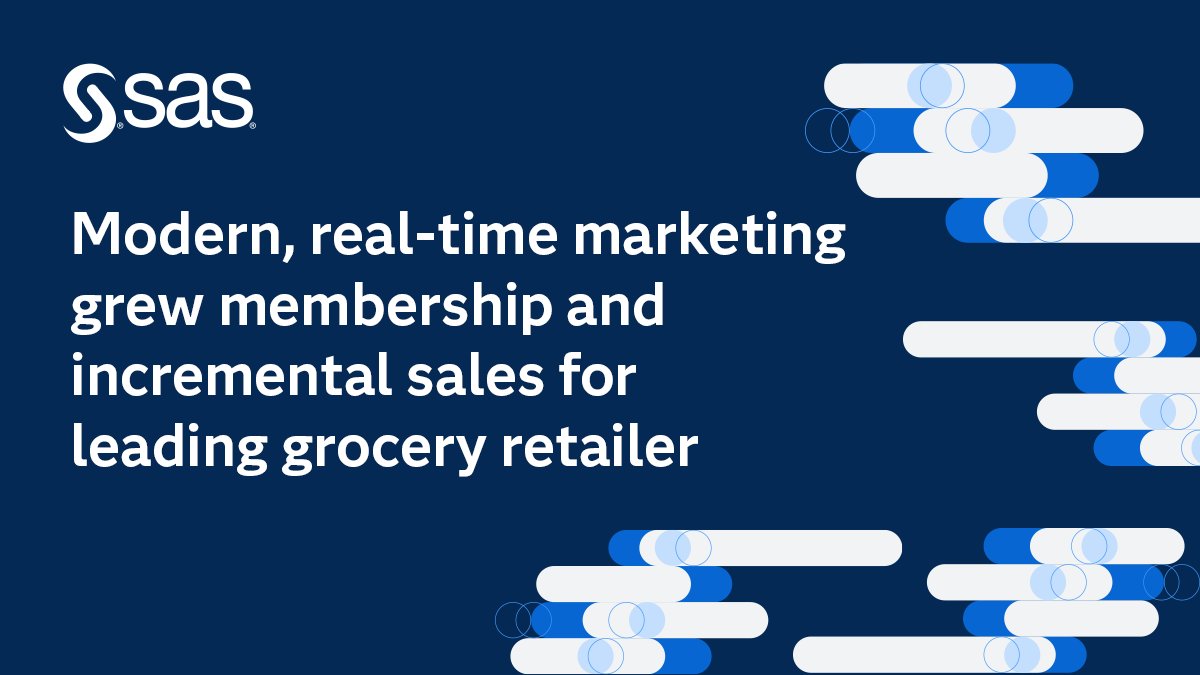 SASSoftwareIE's tweet image. Delivering an optimal #customerexperience is key! 🎯 Who doesn’t love a great loyalty programme? 🎉

Migros, Turkey&apos;s top supermarket, used SAS for personalised journeys, boosting results:

📈 Memberships +33%
💰 Sales +40%
🛒 90K active members

2.sas.com/6018g0ad6