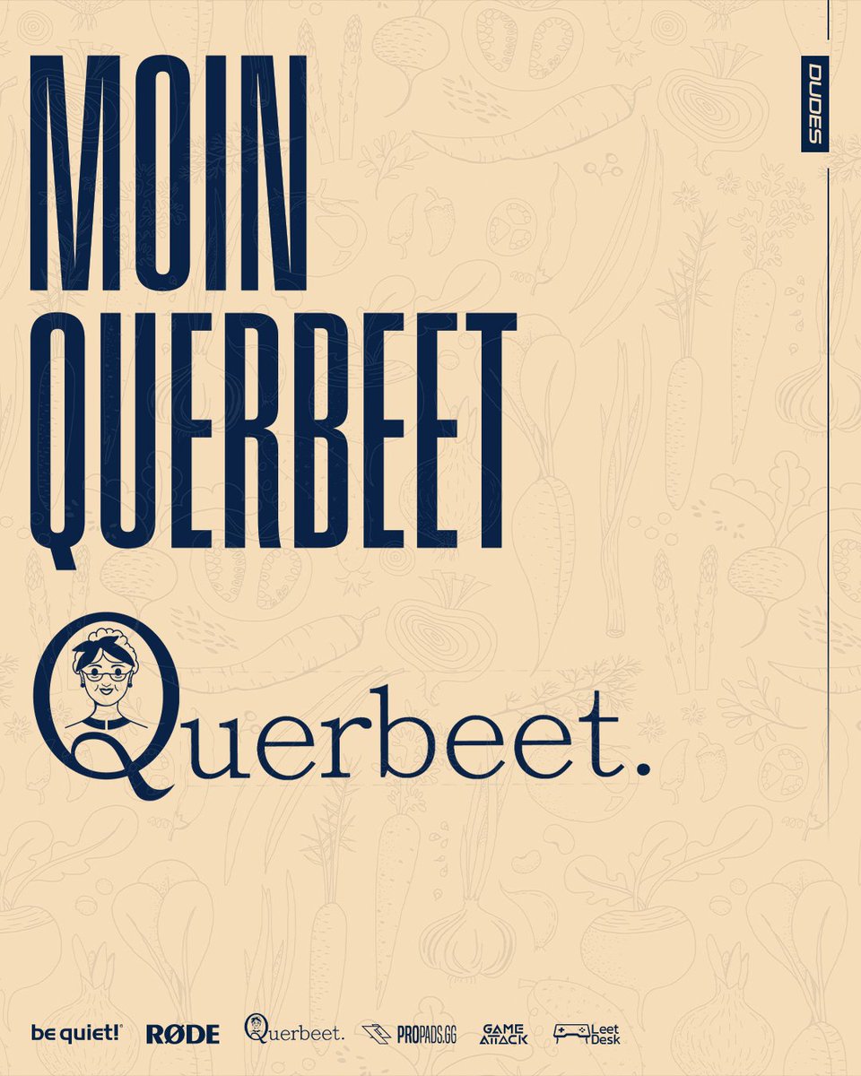 EPICDUDESGAMING's tweet photo. Moin #Querbeet ! 

Wir freuen uns, euch heute unseren neuen Partner Querbeet vorzustellen! „Tante Berta“ bringt frischen Wind in die Welt der pflanzlichen Ernährung.

ℹ️ - https://t.co/ojtKGxT0nJ
🛒- https://t.co/Ib1MeOX8oZ

#WELIVEGAMING #Partner #Veggie #Vegan #lecker https://t.co/ks99eAWjbG