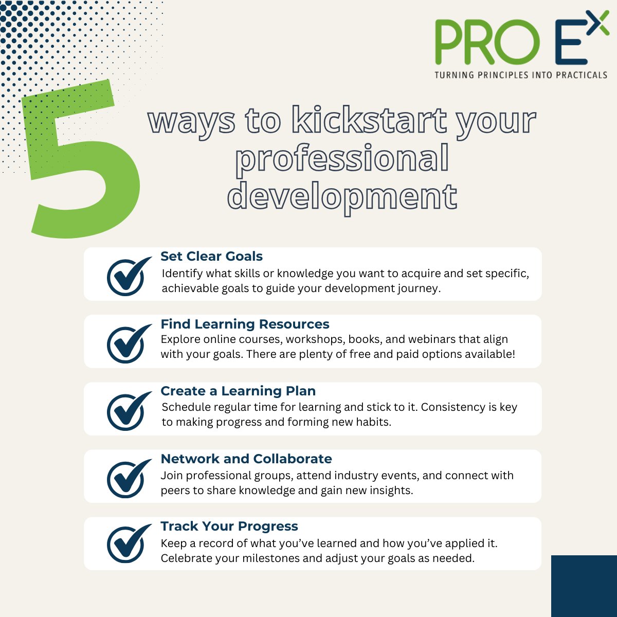 ProExDev_'s tweet photo. It's never too late to begin focusing on your professional development. Here are some ways you begin today!

#CareerDevelopment #LifelongLearning #ProfessionalDevelopment https://t.co/OrZnwahWFR