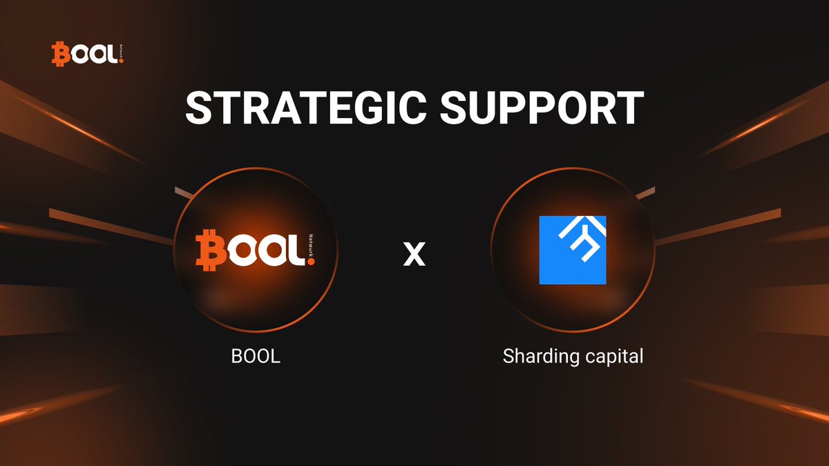 Bool Network is proud to announce that we are now backed by <a href="/ShardingCapital/">Sharding Capital</a>! Together, we're gearing up to elevate Bool Network's ecosystem and boost the Bitcoin network's growth. 

Sharding Capital, a Web3 fund based in the Middle East, is committed to backing visionary