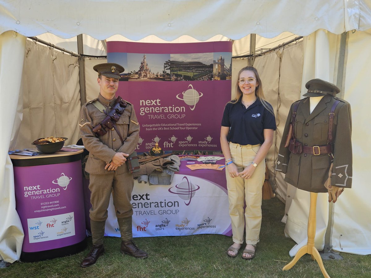 NextGenTravelCo's tweet image. Today is Festival of Education at Wellington College, Crowthorne, UK. 📚
Come and talk to Haylie, Kieran, and Ian, they're happy to help and answer any of your questions! 
@EducationFest