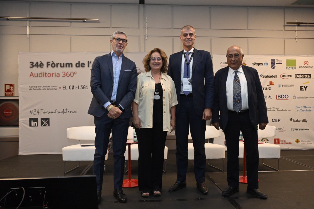 AuditorsCENSORS's tweet image. 🚀Donem per inaugurat el #34FòrumAuditoria. Més de 1.000 inscrits en aquesta edició. Moltes gràcies a totes i tots