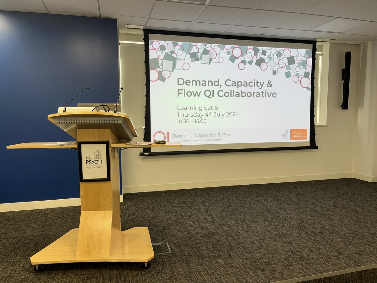 NCCMentalHealth's tweet photo. We give a warm welcome to everyone at todayโs final learning set for the Demand, Capacity & Flow Quality Improvement (QI) Collaborative! #DCFQI 1/ https://t.co/0mHiRQqinr