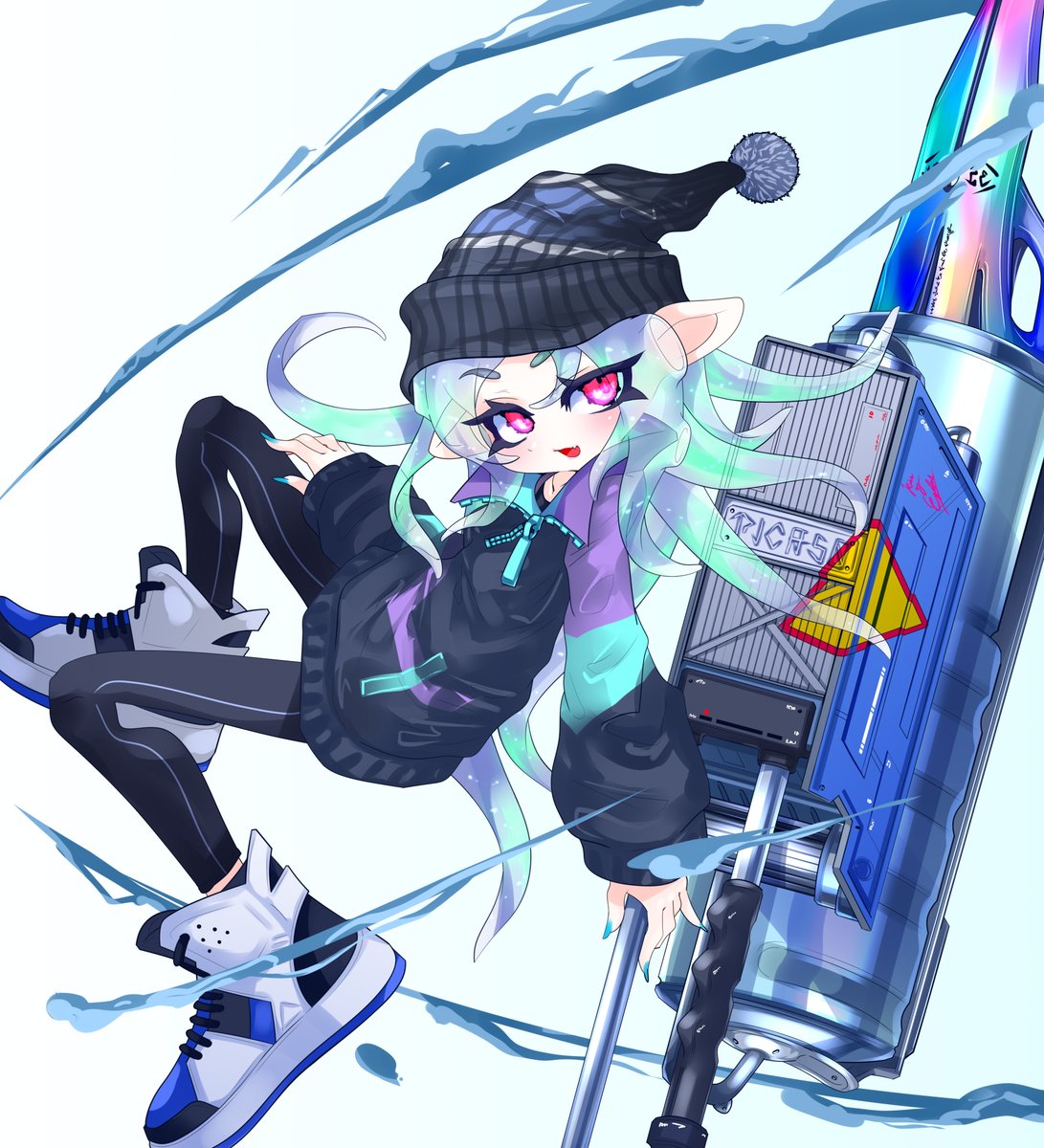 kiss_my_eyelidz's tweet photo. Flingza Roller Foil "Variandante"
#Splatoon3 #Respect4you https://t.co/hlb7Y9H4Ok