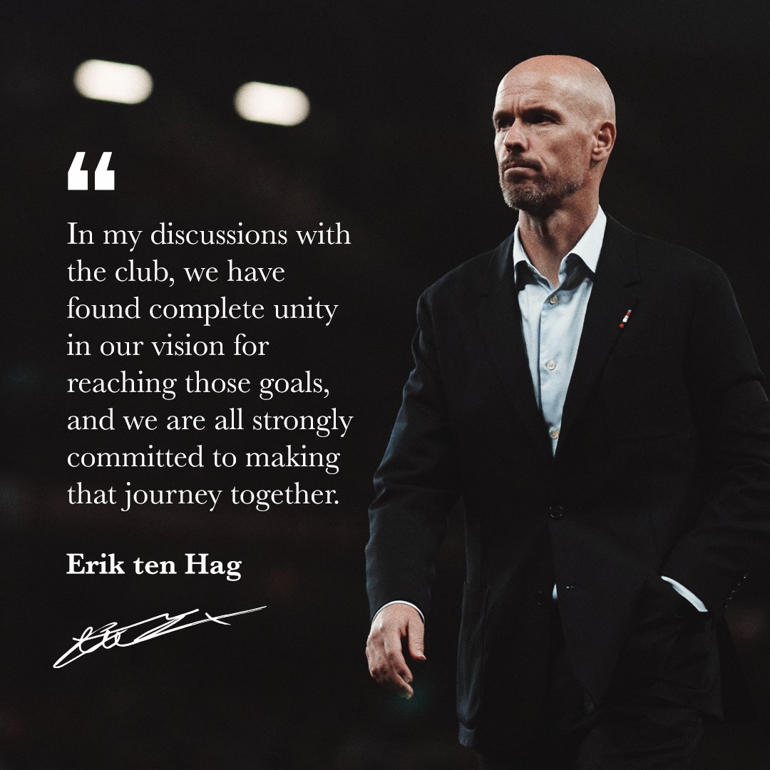 ManUtd's tweet photo. Moving forwards, together 🫡

#MUFC