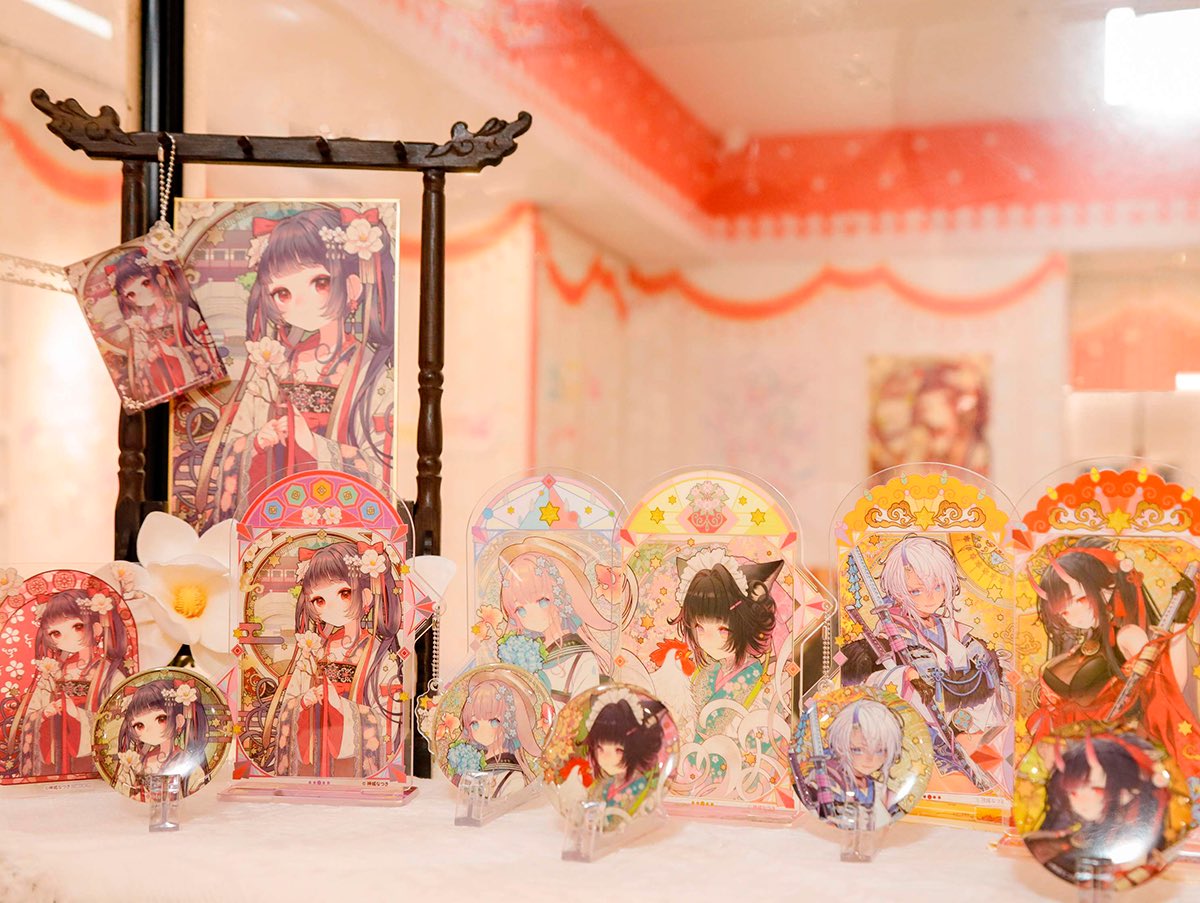 上海コラボカフェのお写真いただいたのですがめちゃめちゃ可愛い…!😭 